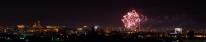Un superb foc de artificii a luminat cerul Sucevei, de Revelion. Foto: Corneliu ACASANDRE