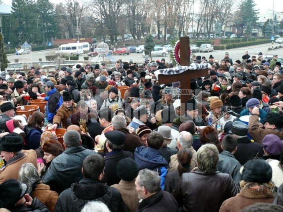 Slujba de Bobotează la Fălticeni