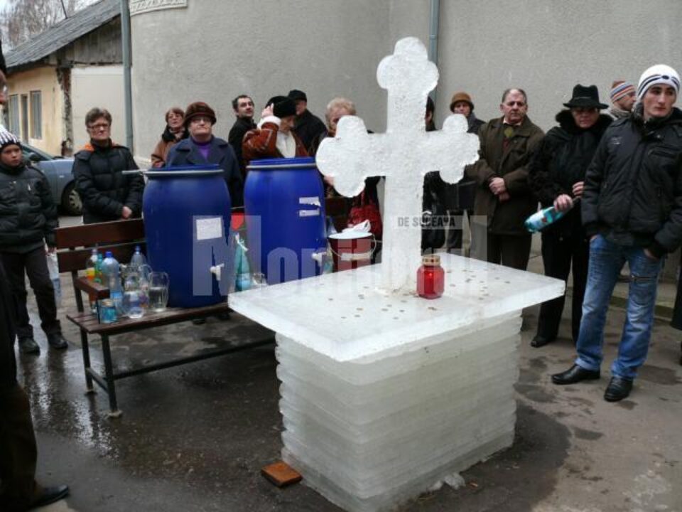 Slujba de Bobotează la Fălticeni