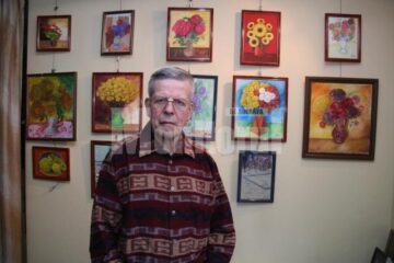 Ștefan Danilevici, la vernisaj