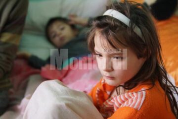 Andreea, un copil trist și împovărat