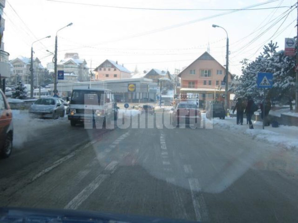 Străzi înghețate