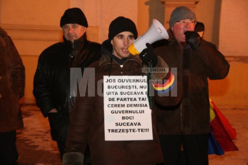 Aproximativ 20 de suceveni care au continuat seria protestelor