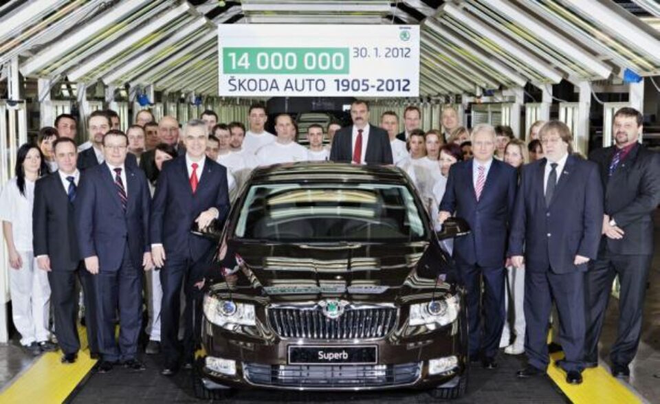 Skoda a fabricat 14 milioane de autovehicule