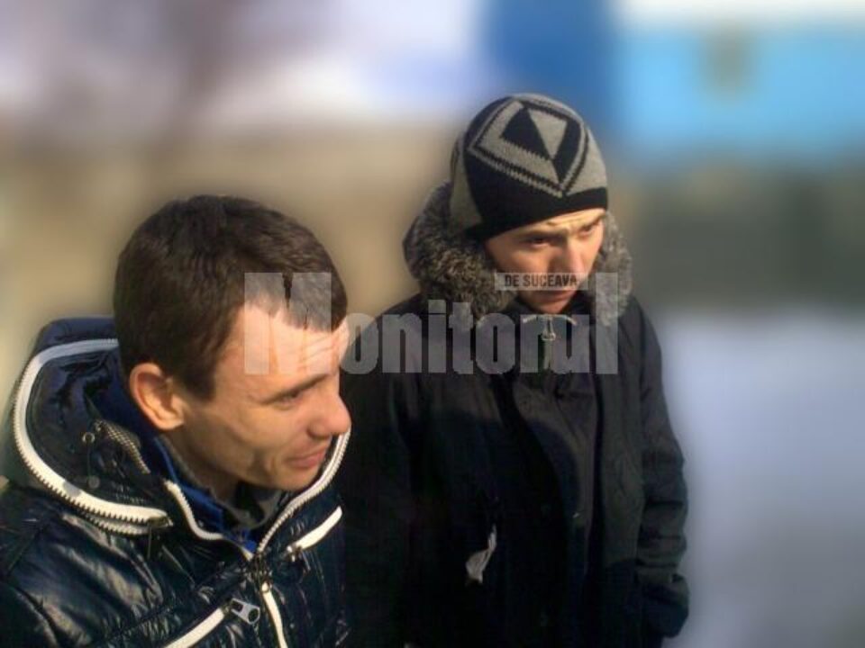 Silviu Pătrașcu (stânga) și Petrișor Mihai au fost arestați preventiv