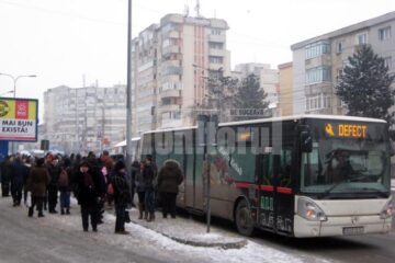 Din cauza gerului, autobuzele s-au defectat unul după altul