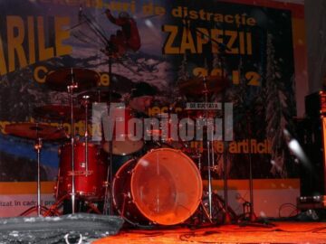 Trupa Taxi, la finele concertului de la Vatra Dornei