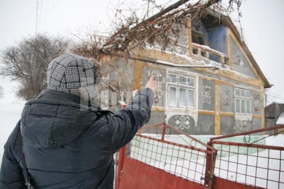 Casa din Pătrăuți în care s-a produs tragedia