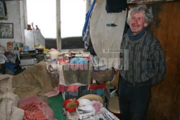 Conditii greu de imaginat in care traieste in barbat cu 400 de lei pensie