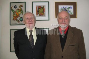 Artiștii plastici Radu Bercea și Ioan Bodnar