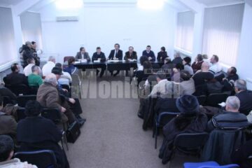 Întâlnirea organizată ieri, la sediul Direcției Sanitar Veterinare