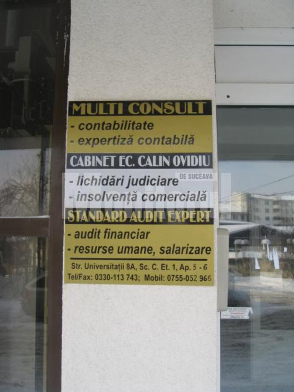 Sediul firmei lui Ovidiu Călin