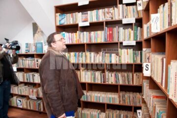 Gheorghe Flutur a participat la inaugurarea școlii din Iacobeni
