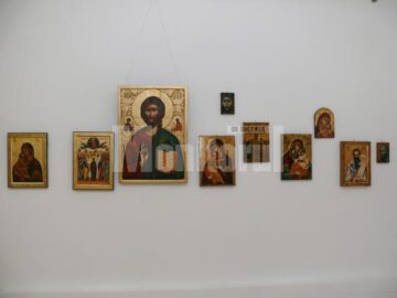 Expoziția de icoane a pictorului fălticenean Ioan Șoldănescu
