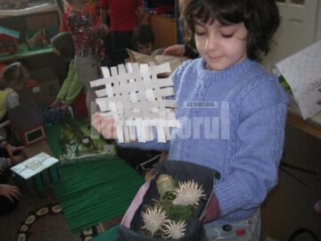 La finalul proiectului preșcolarii au realizat o interesantă grădină zoologică