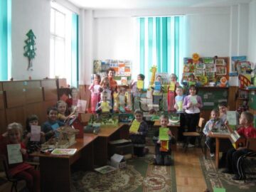 La finalul proiectului preșcolarii au realizat o interesantă grădină zoologică