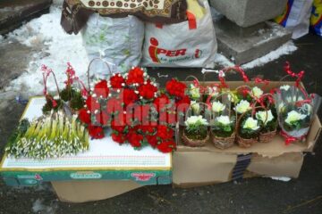 Cele mai căutate mărțișoare au fost cele ieftine, cu prețuri până la 2 lei