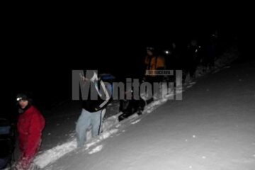 Cei nouă turiști nu și-au mai putut continua drumul și au cerut ajutorul salvamontiștilor din Vatra Dornei