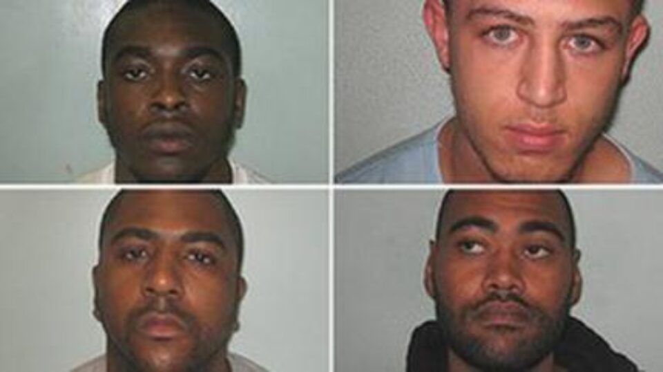 John Otugade, Christopher N Jie, Errol Jeffrey și Danny Dixon au fost condamnați la închisoare pe viață. Foto: bbc.co.uk