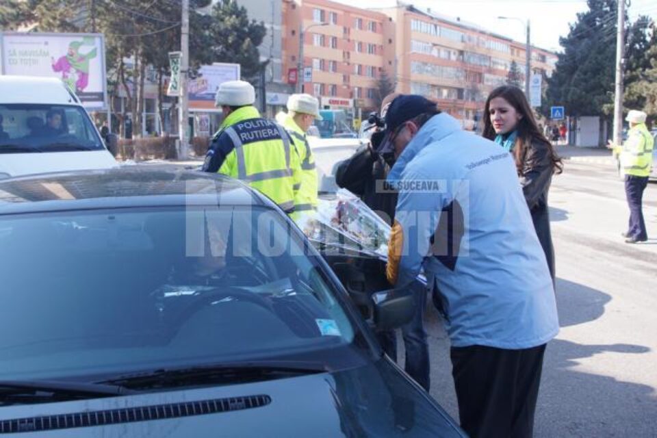 Doamnele au fost răsfățate și în trafic