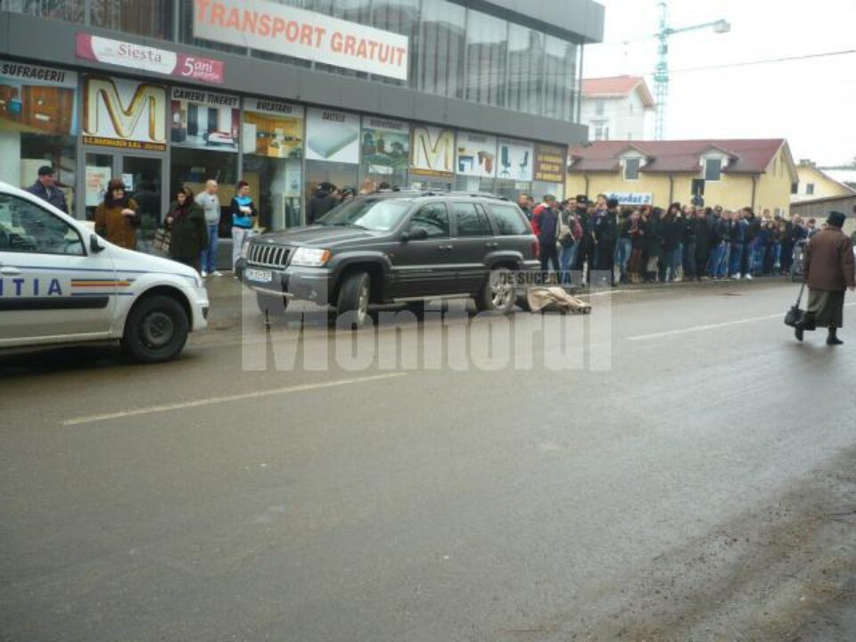 Târâtă sub roțile mașinii de teren, femeia nu a avut nici o șansă de supraviețuire