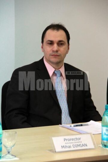 Prorectorul Mihai Dimian