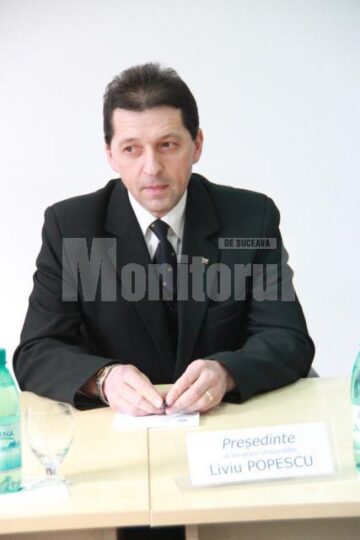 Liviu Popescu, președintele Senatului USV