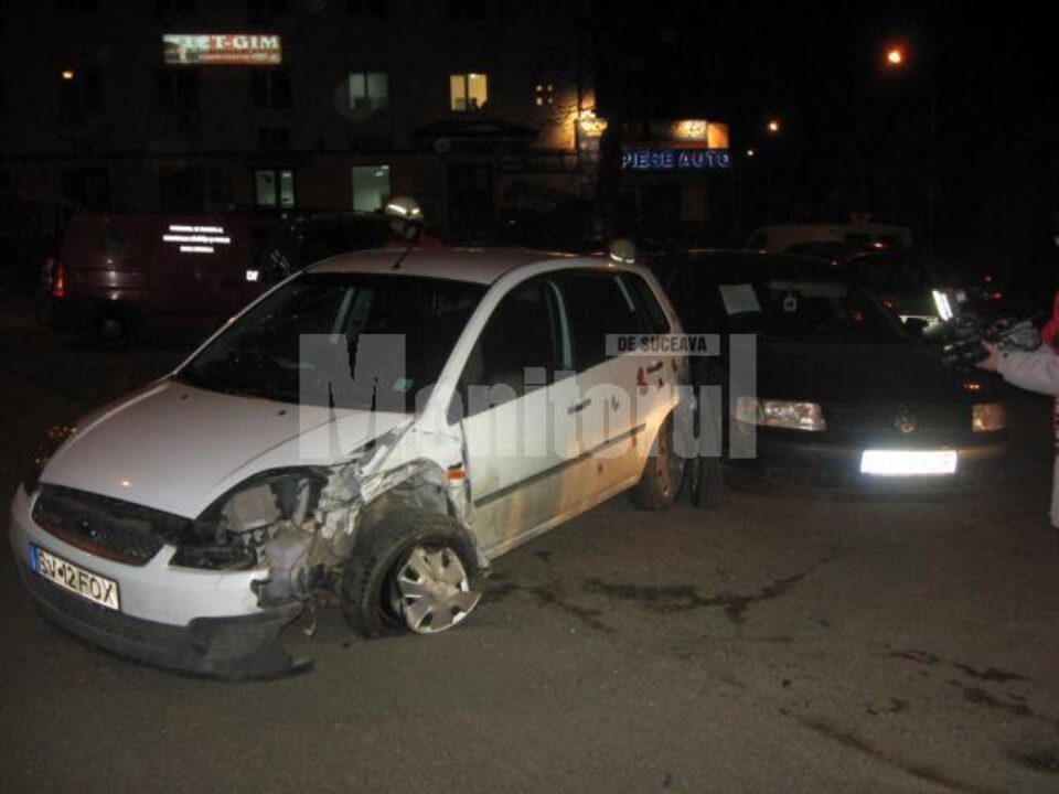 Ford-ul condus de șoferița de 22 de ani
