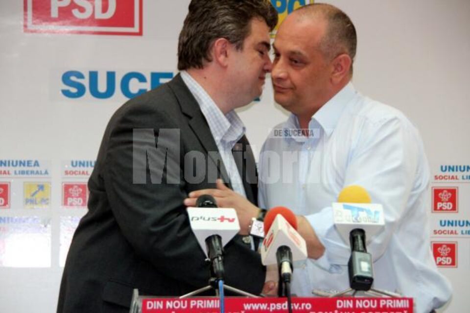 Liderii PSD și PNL Suceava, Cătălin Nechifor, respectiv Alexandru Băișanu