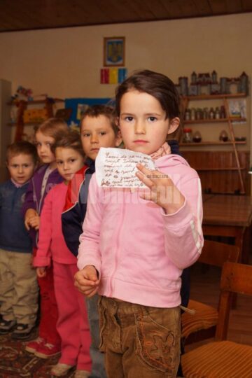 Bilețelul cu cuvintele simple ale Ioanei