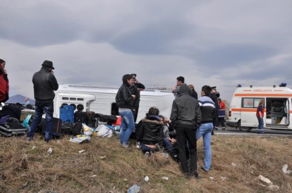 Copii și artiști suceveni, răniți într-un accident la Buzău. Foto: OPINIA DE BUZAU