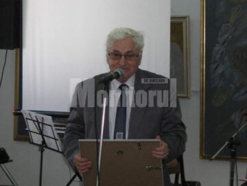 Ion Paranici mulțumind organizatorilor și publicului