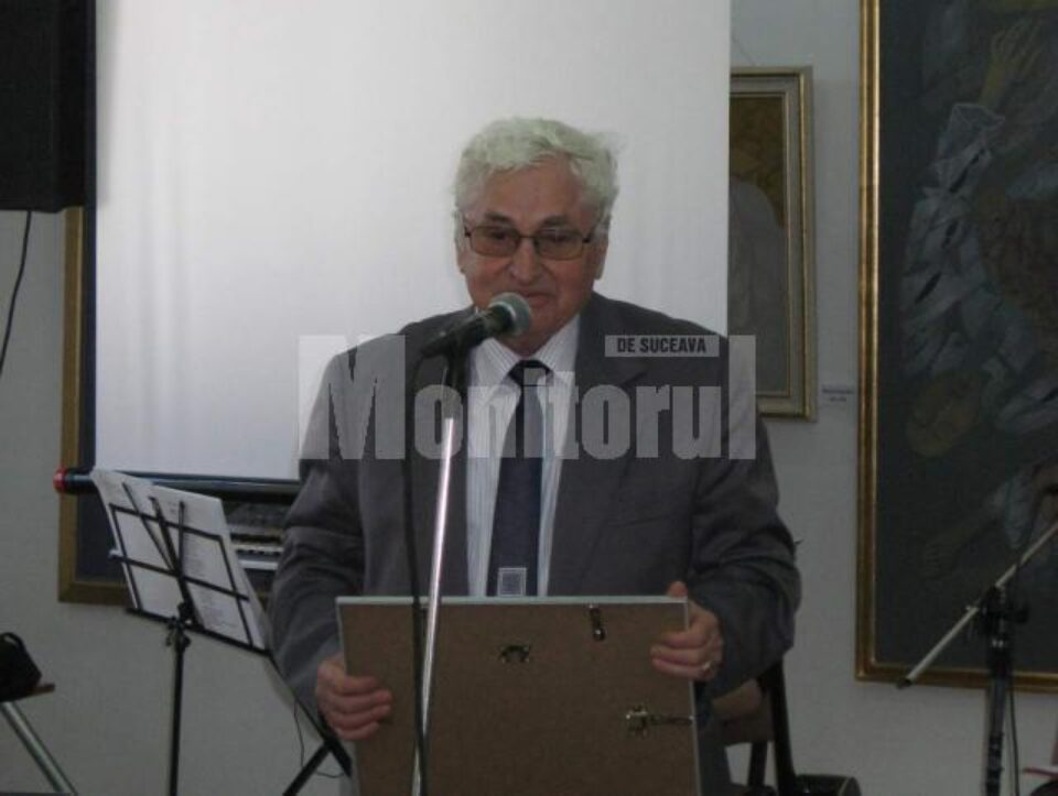 Ion Paranici mulțumind organizatorilor și publicului