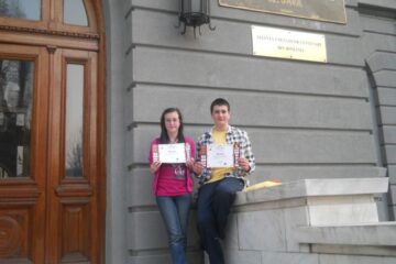 Teodora – Christina Purice, clasa a V-a B, și Samuel – Eduard Purice, clasa a VII-a