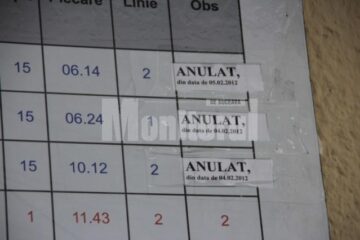 Circulația trenurilor, blocată după greva acarilor de la Dornești