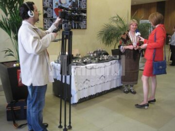 Ouă încondeiate de Lucia Condrea, expuse la Bruxelles