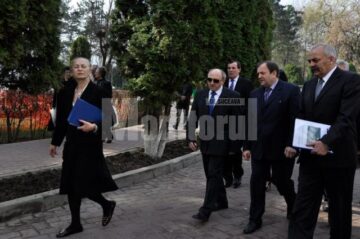 Ladislau Ritli în vizită la Spitalul Județean