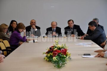 Ladislau Ritli în vizită la Spitalul Județean