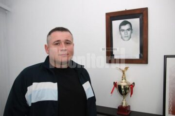 Tabloul prietenului Daniel Devencea este la loc de cinste în noua sală