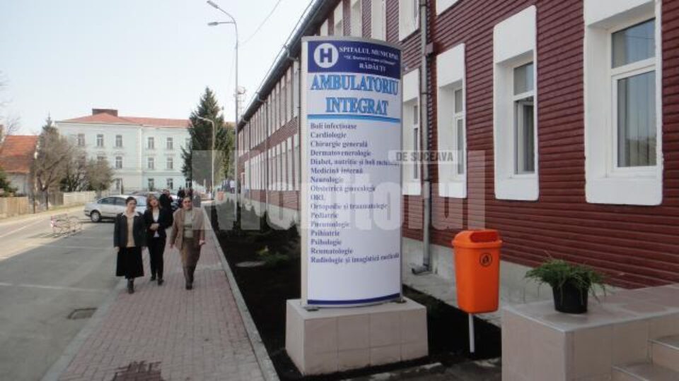 Noul ambulatoriu din cadrul Spitalului Municipal Rădăuți, inaugurat ieri