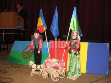Aranjament sugestiv pe scena Dom Polski de Ziua Internațională a Romilor