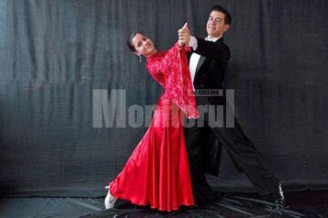 Perechea de dansatori suceveni Andreea Acatrinei - Vlad Palamariu, premiată la Iași