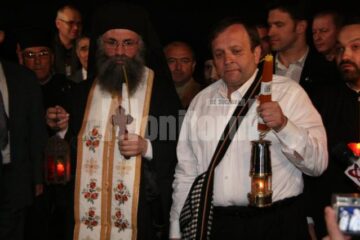 Gheorghe Flutur a plecat la Ierusalim după Lumina Sfântă