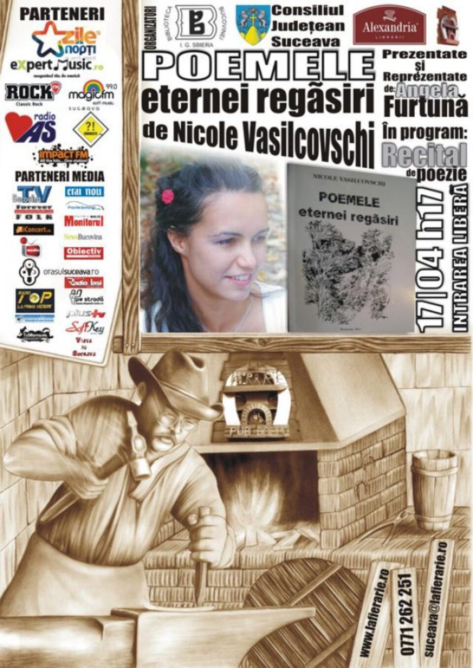 Lansare de carte și recital de poezie, La Fierărie