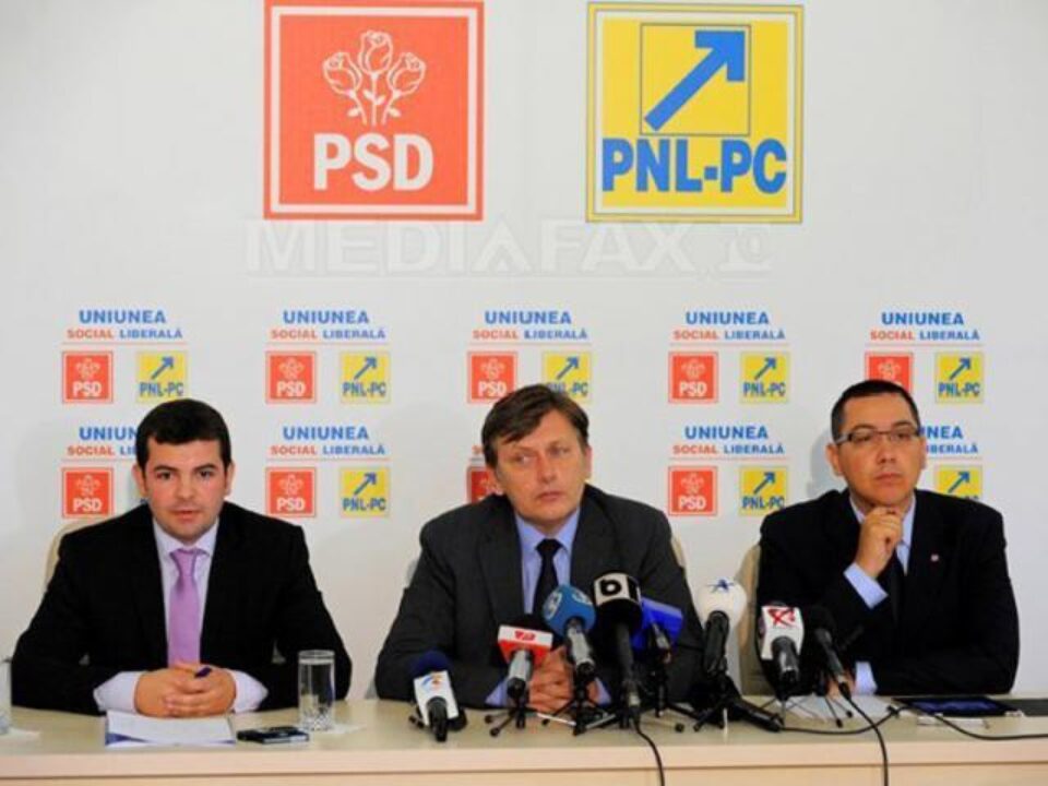 Ponta: USL va depune miercuri moțiunea de cenzură.