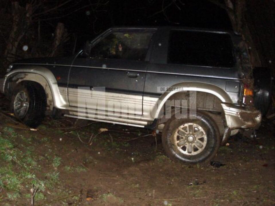 Mașina implicată în accident