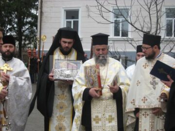 Primirea raclei cu Moaștele Sf. Spiridon aduse din Grecia