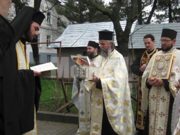 Primirea raclei cu Moaștele Sf. Spiridon aduse din Grecia