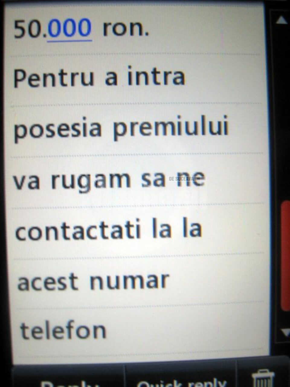 Mii de oameni, păcăliți prin sms-uri