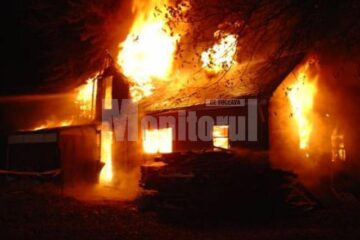 „Incendiu în centrul Sucevei”